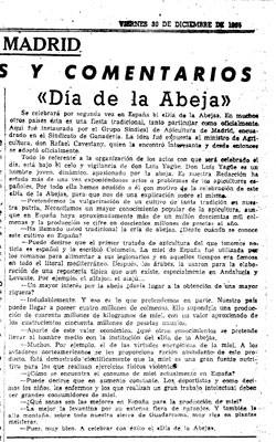 Da Mundial de la Abeja 1955.